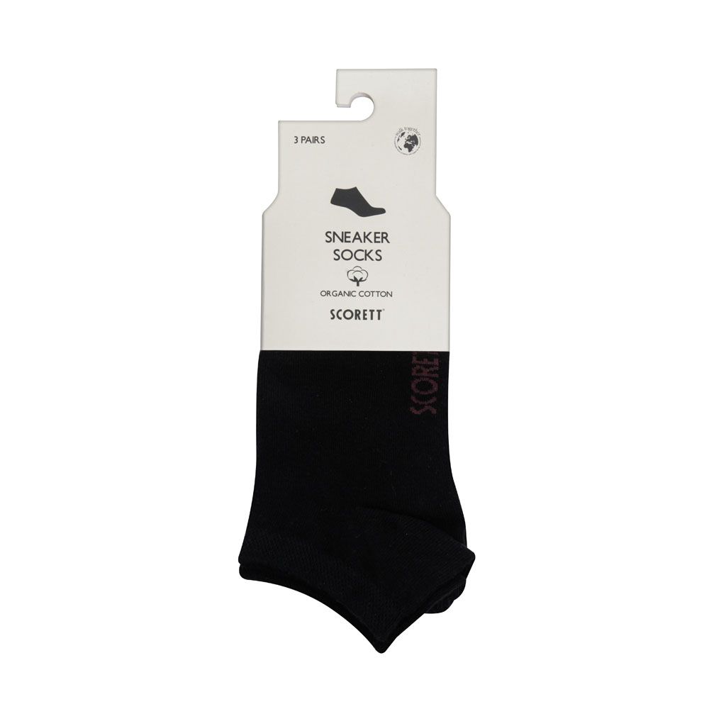 Sneaker Socks 3-pack Svart