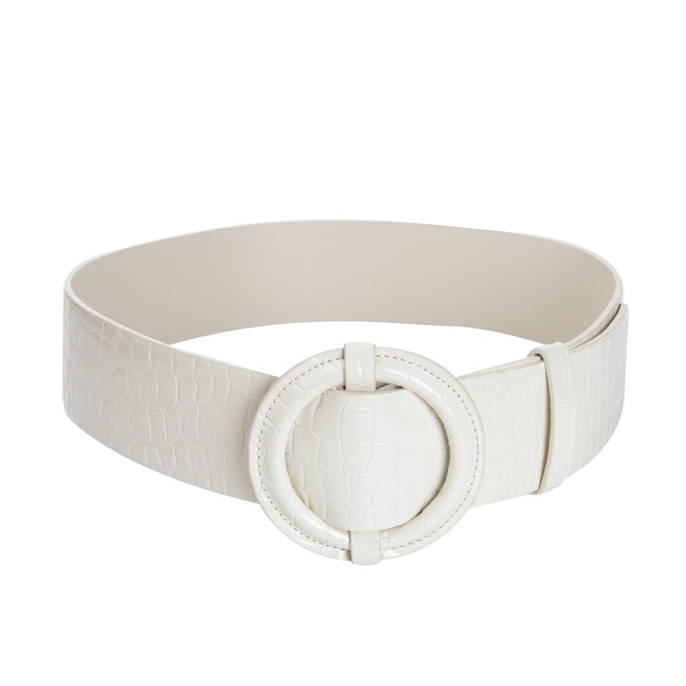 Wooler Midjebälte Croco Beige