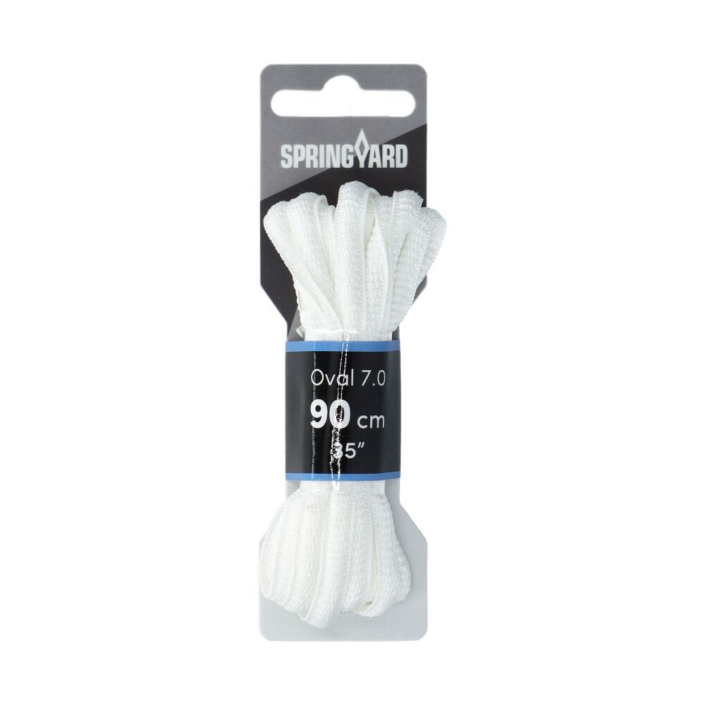 Skoband Oval Nylon Vit