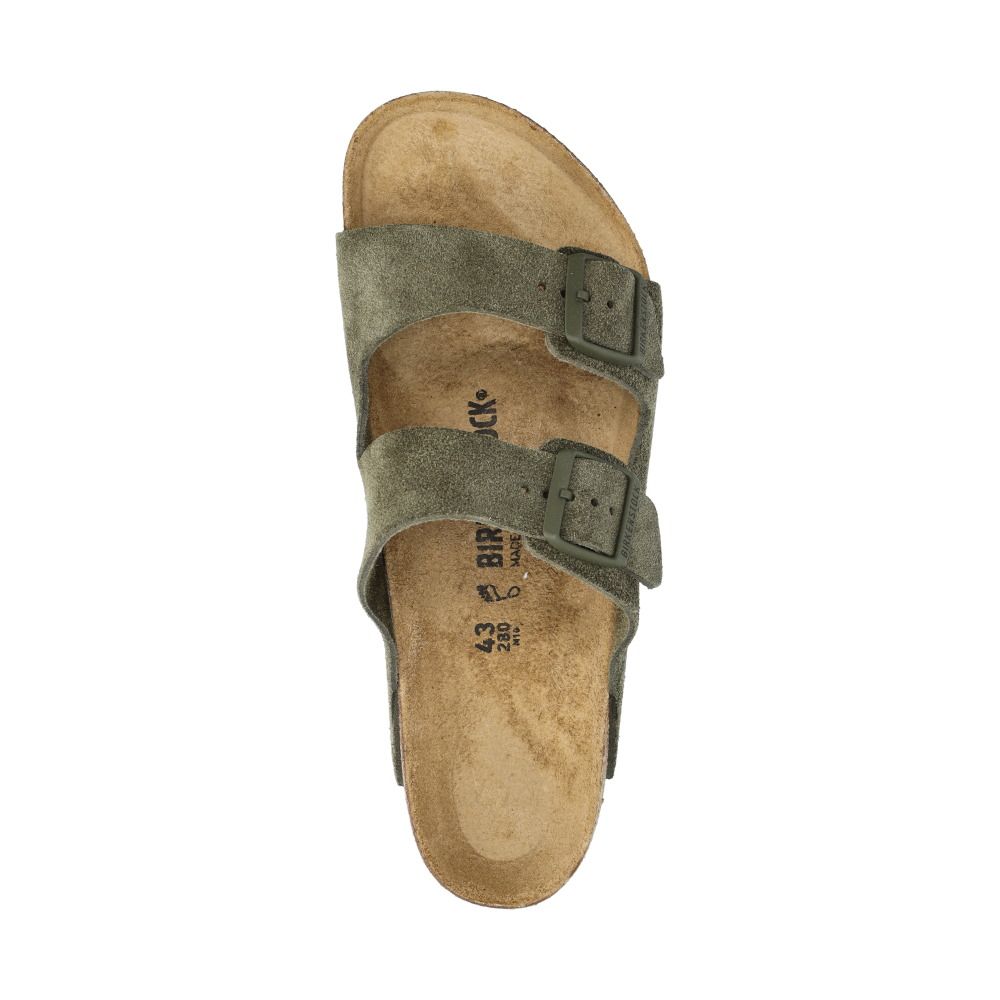 Arizona Suede Sandaler Grön