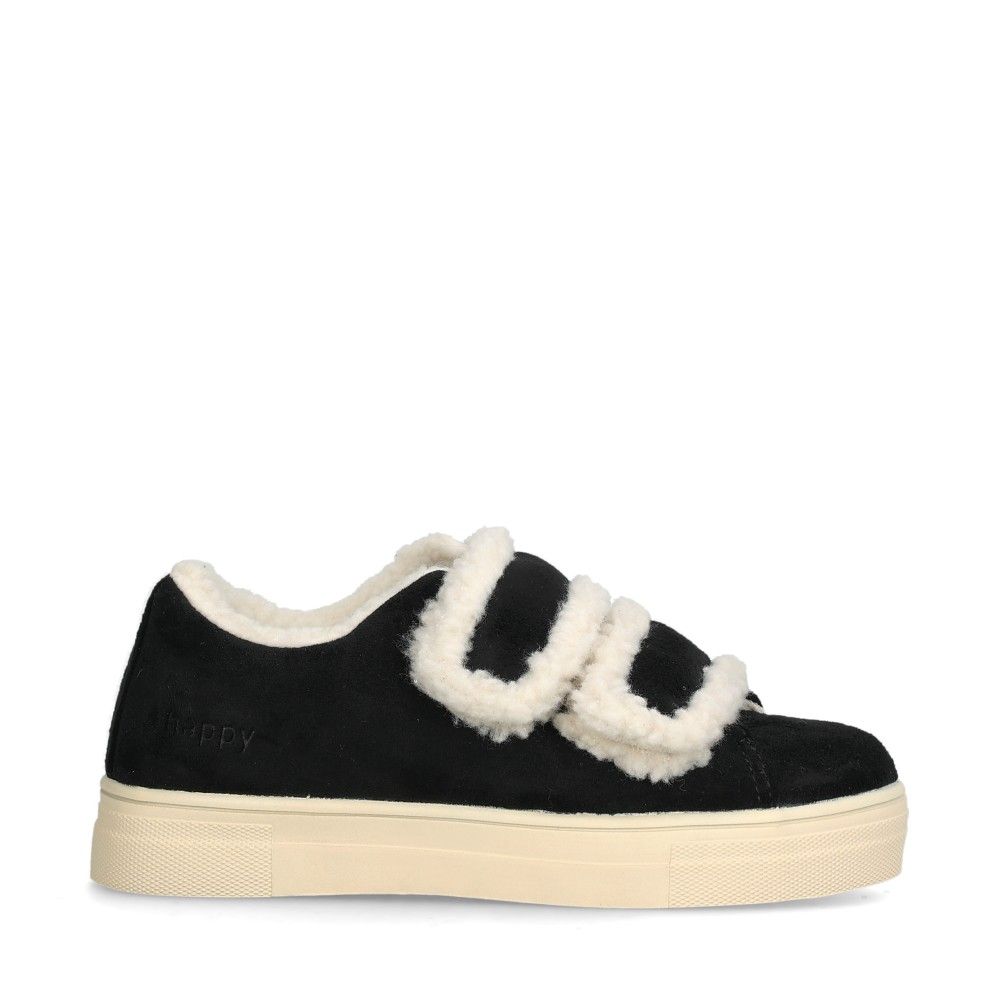 Lively Fur Sneakers Svart