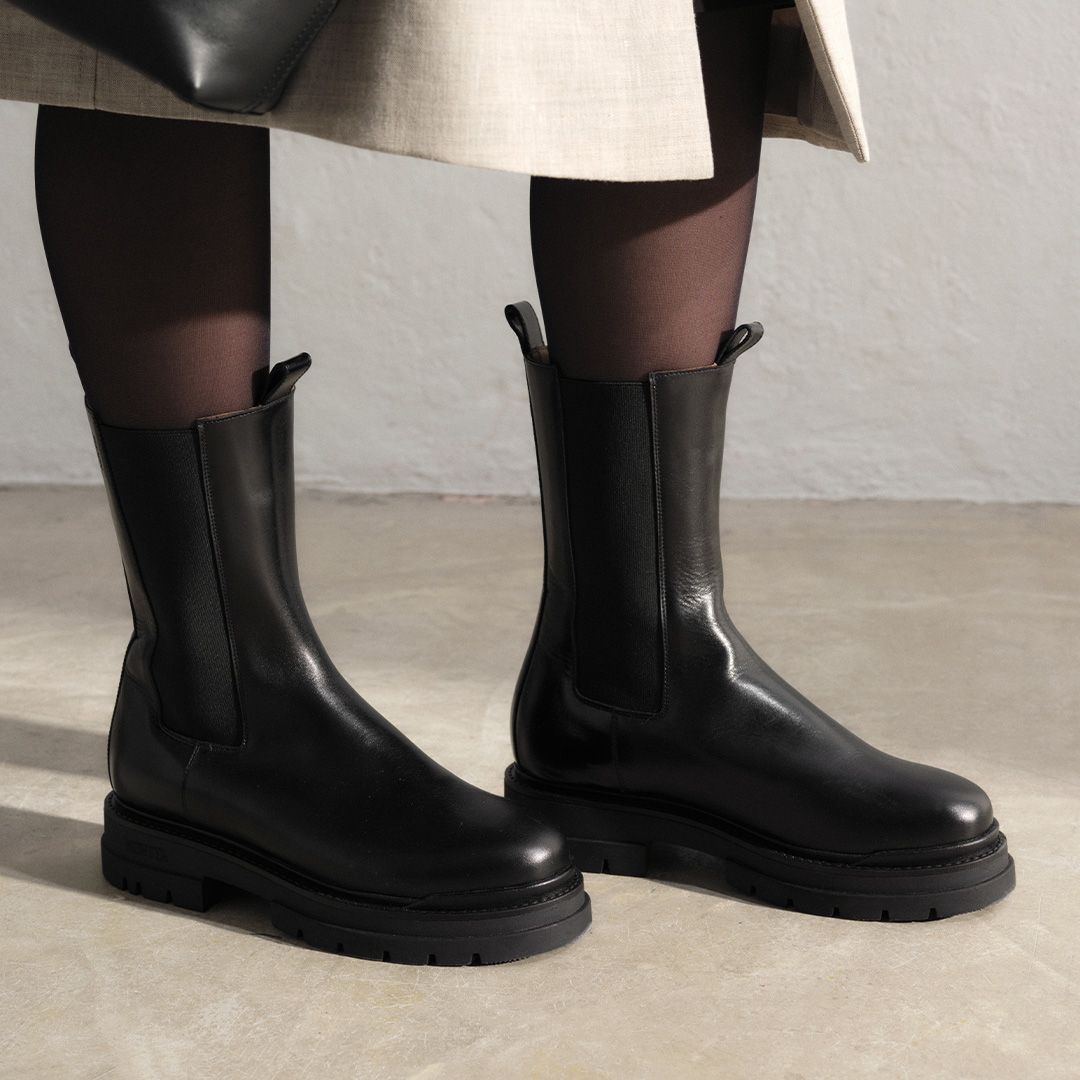 Moricone chelseaboots Svart