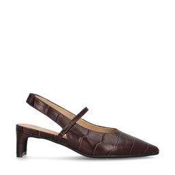 Tulipa Pumps Slingback Mörkbrun