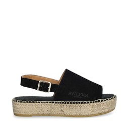 Vega Espadrillos Slingback Svart