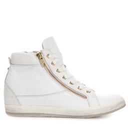 Viol Höga Sneakers Vit