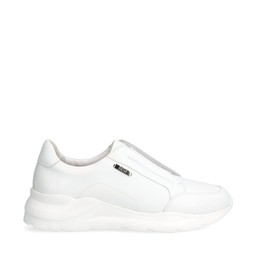 June Sneakers Elastik Vit
