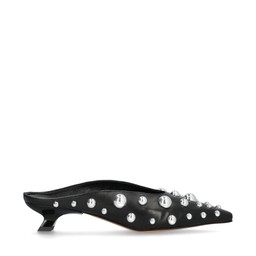 Edda Studded Mules Svart