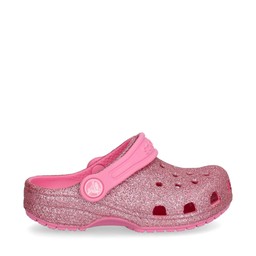 Glitter Clog Kids Rosa