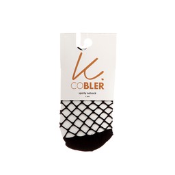 Caen Fishnet High Svart
