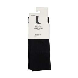 Nylon Knee High 30 Den 3-pack Svart
