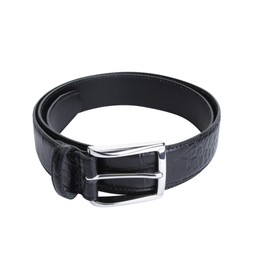 Cintura Bälte Skinn Crocko Svart