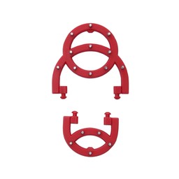 Broddar stl 36-42 DAM Röd