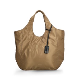 Tote Bag Nylon Mörkbeige
