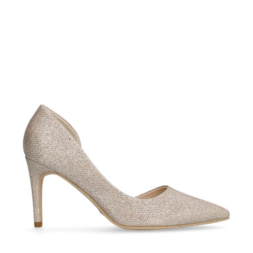Elea Pumps Glitter Guld