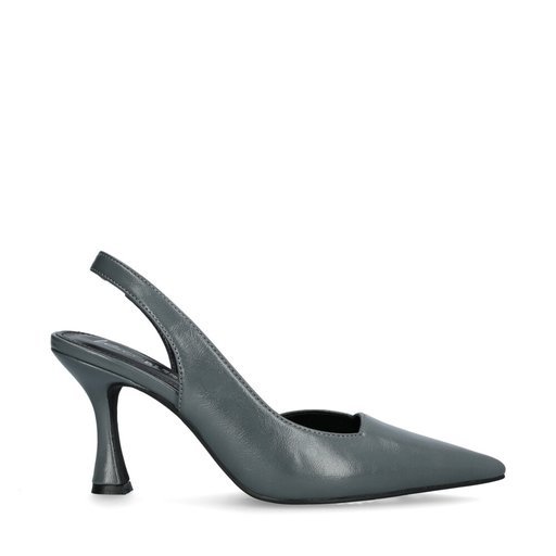 Fairford Slingback Pumps Grå