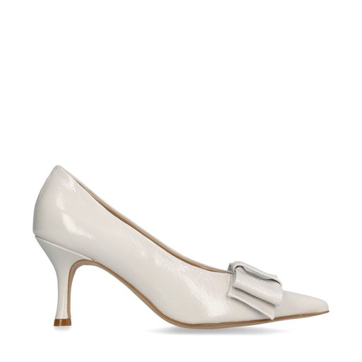Novara Pumps Sløyfe Hvit Hvit