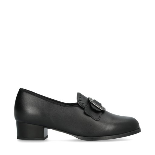 Gunn Loafers med klack Svart