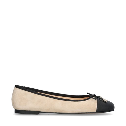 Cate Ballerinaskor Beige
