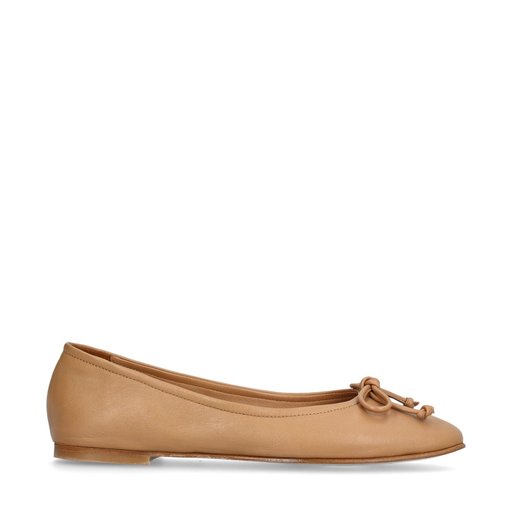 Anacapri ballerinor Cognac