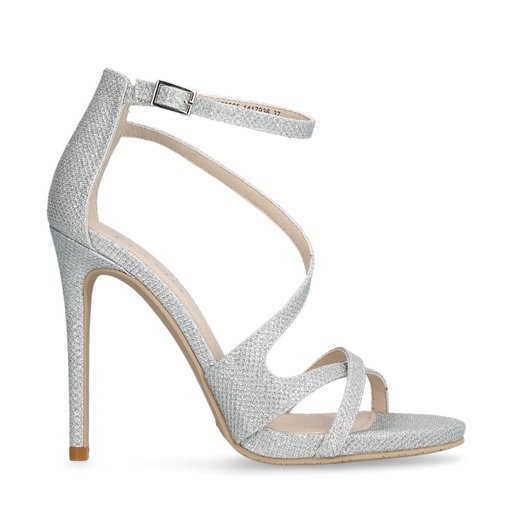 Elsie Sandaletter Glitter Silver