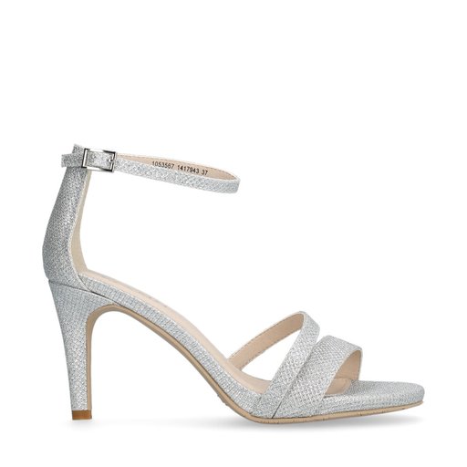 Elsie Sandaletter Glitter Silver