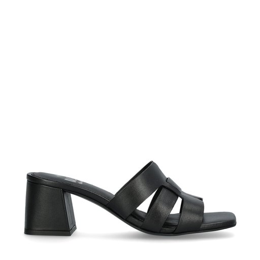 Abele Sandaletter Slip in Svart