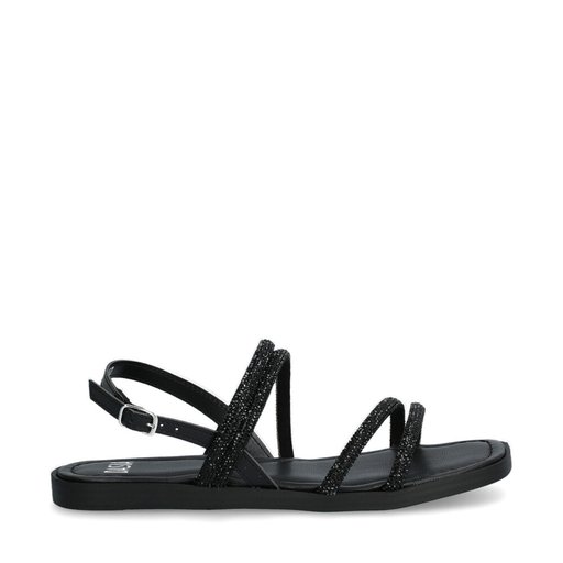 Siris Sandaler Glitter Svart