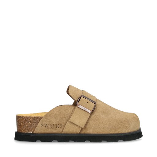 Lovis Sandaler Clogs Platå Beige