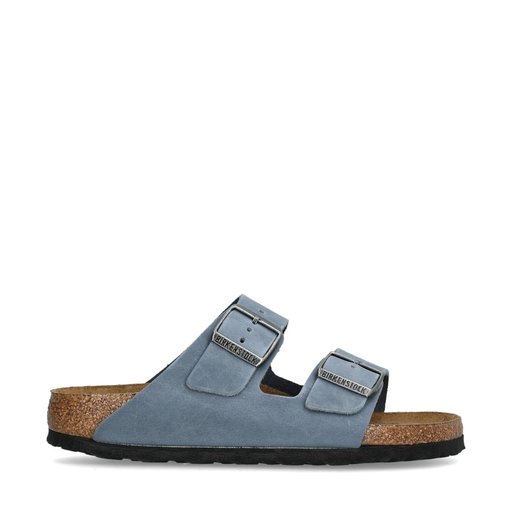 Arizona Nubuck Soft Smal W Blå