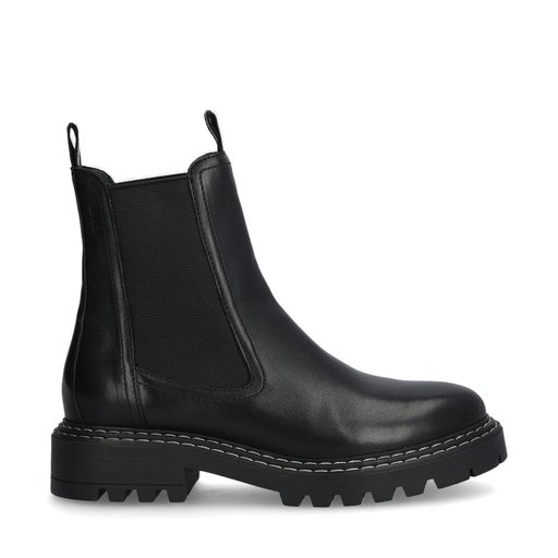 Pear Chelseaboots Svart