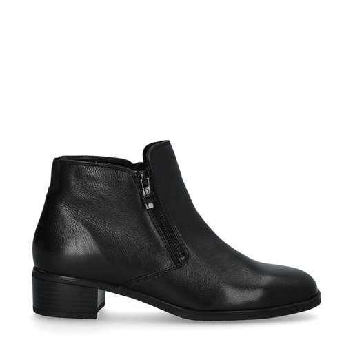 Graz Ankelboots Wide Svart