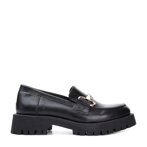 Rollina Loafers Skinn Svart