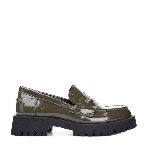 Rollina Loafers Lack Khaki