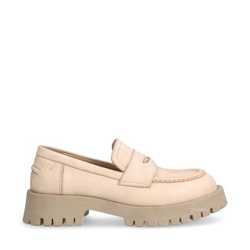 Rollina Loafers Nubuck Beige