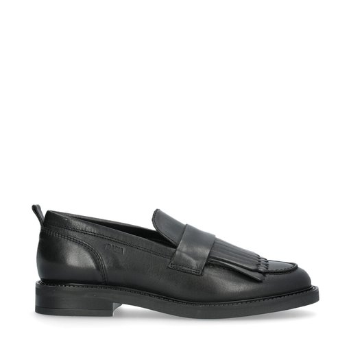 Aicha Loafers fransar Svart