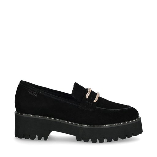 Moss Loafers Mocka Svart