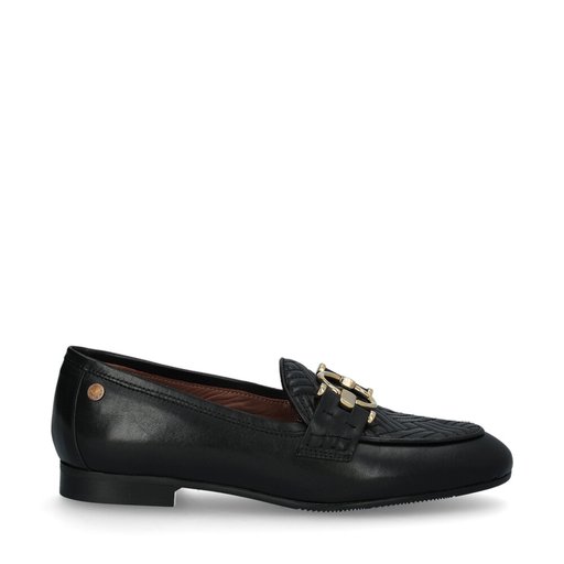 Olbia Loafers Gold Svart