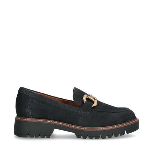 Loafers Mocka Marinblå