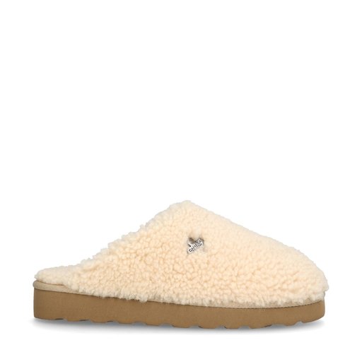 Rory Curly Fur Nature Ljusbeige