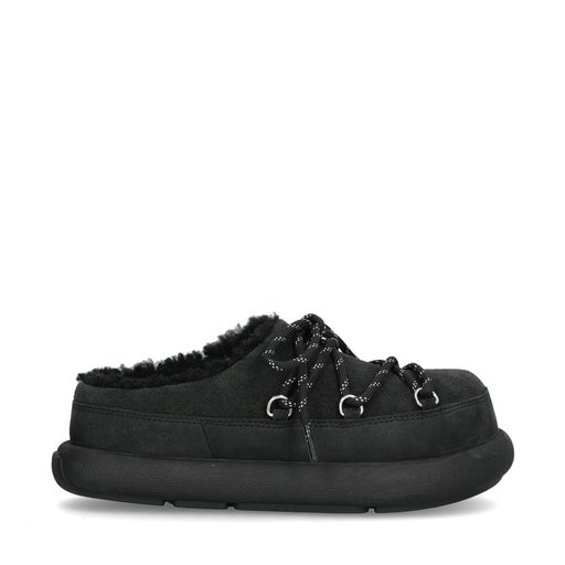 Monte Lace Slipper Svart