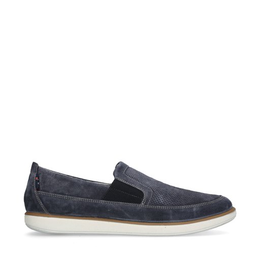 Nicolas Lågskor Slip-on Marinblå