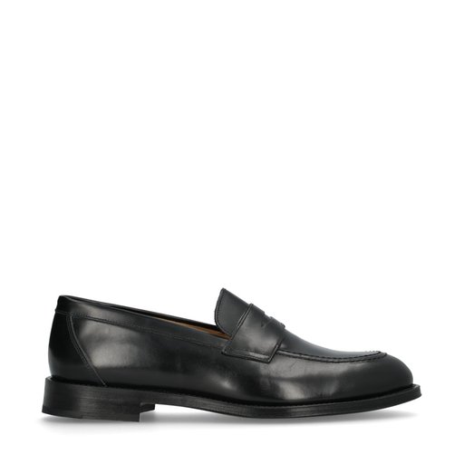 Meazza Penny Loafers Svart