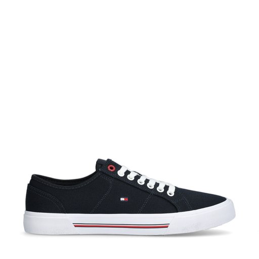 Essential Canvas Sneakers Blå
