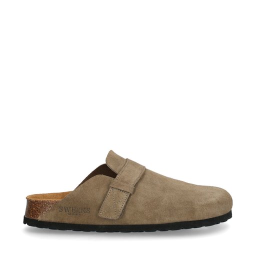 Anton Slip-in Sandaler Taupe