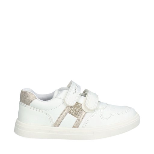 Flag Low Cut Sneakers Vit