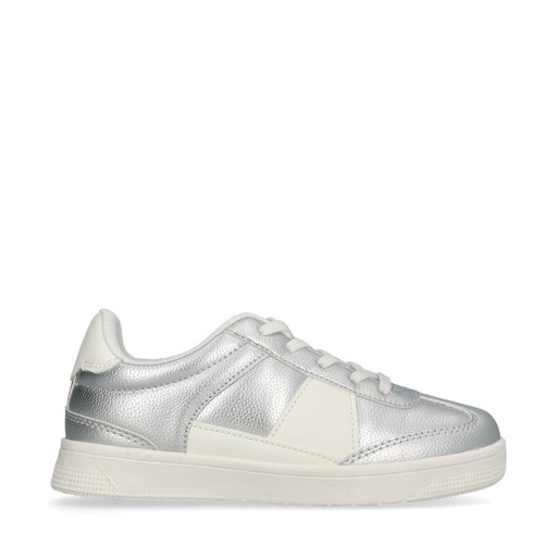 Shiny Sneakers Silver