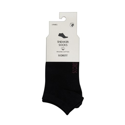 Sneaker Socks 3-pack Svart