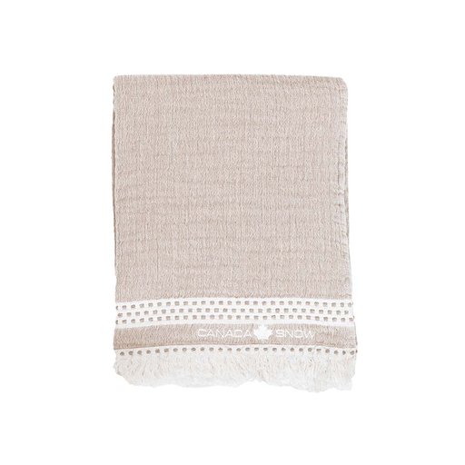 Nala Pläd Bomull Beige