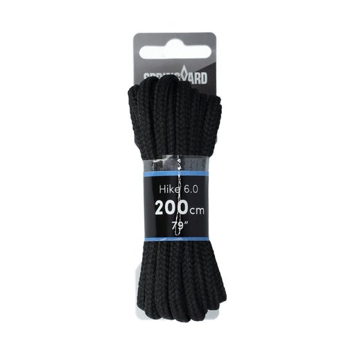 Skoband Hike Runda 200 cm Svart
