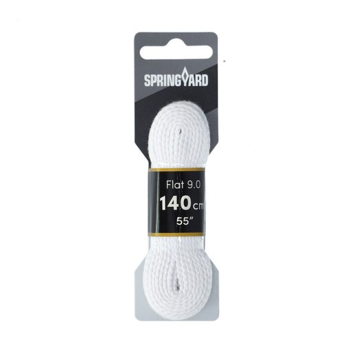 Skoband Platt Bomull Vit